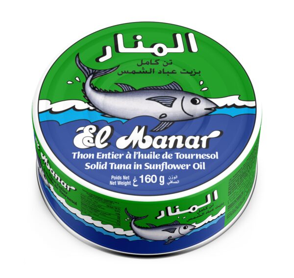 solid tuna in sunflower oil