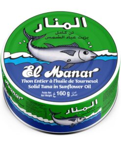 solid tuna in sunflower oil