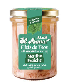 Filet de thon à l'Huile d'Olive Vierge & la Menthe fraiche 200g