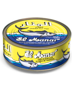 Thon en Morceaux à l'Huile de Tournesol El Manar 850g