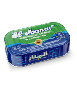 Sardines de méditerranée à l’huile de Tournesol 125 g