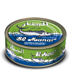 Thon Entier à l'Huile de Tournesol El Manar 1kg
