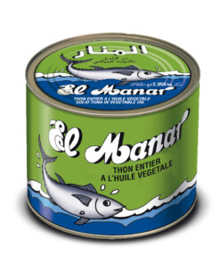 Thon Entier à l'Huile de Tournesol El Manar 2,050 kg