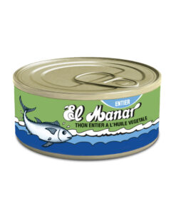 Thon Entier à l'Huile de tournesol El Manar 70g