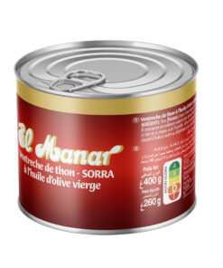 Ventrèche de Thon à l'Huile d'Olive Vierge El Manar 400g